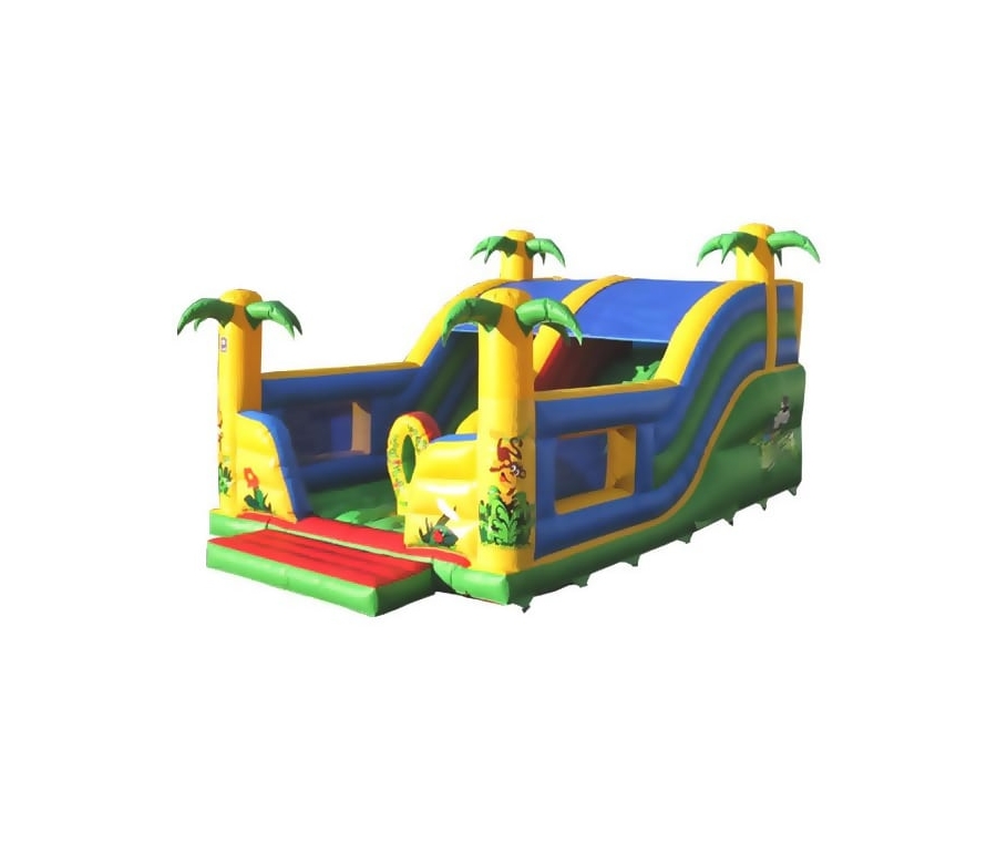 Φουσκωτή-τσουλήθρα-Platform-Jungle-Slide
